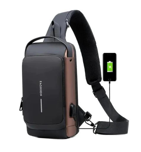 BOLSO ANTIRROBO DEPORTIVO CON CARGA USB "TANKER BOX"